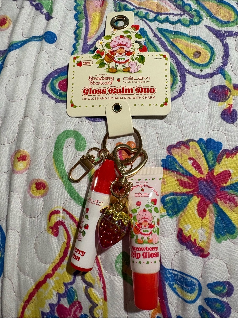 Célavi Strawberry Shortcake Gloss Balm Duo – Red